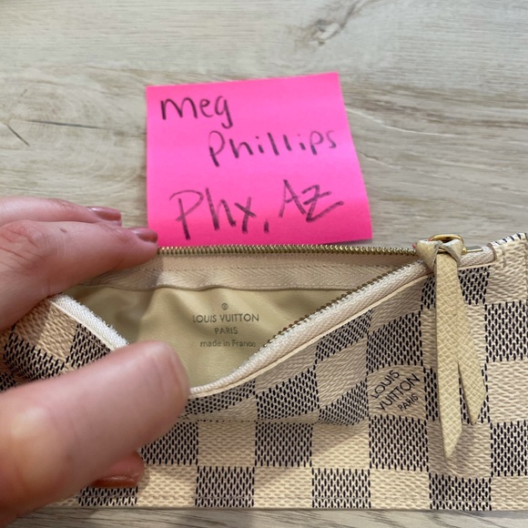 Auth Louis Vuitton Josephine Damier Azur Wallet - Picture 8 of 13